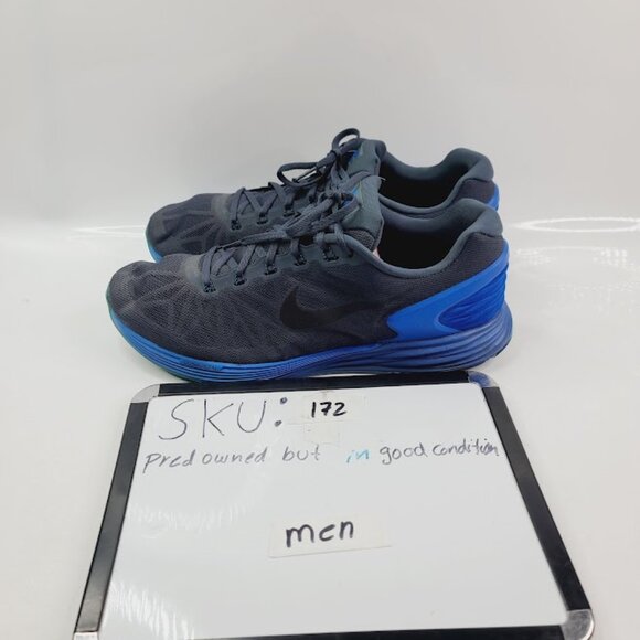Nike Men's Blue Black Lunarglide 6 654433-003 Mesh Athletic Running Shoes Sz 14 - Picture 7 of 7